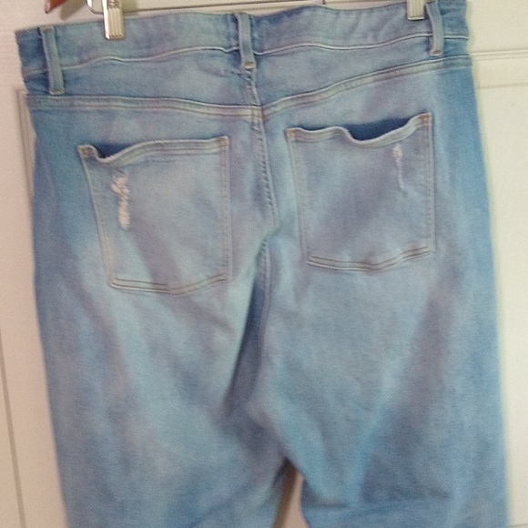 Lane Bryant light wash magic waistband cury fit High rise girlfriend straight 20 - Picture 7 of 11